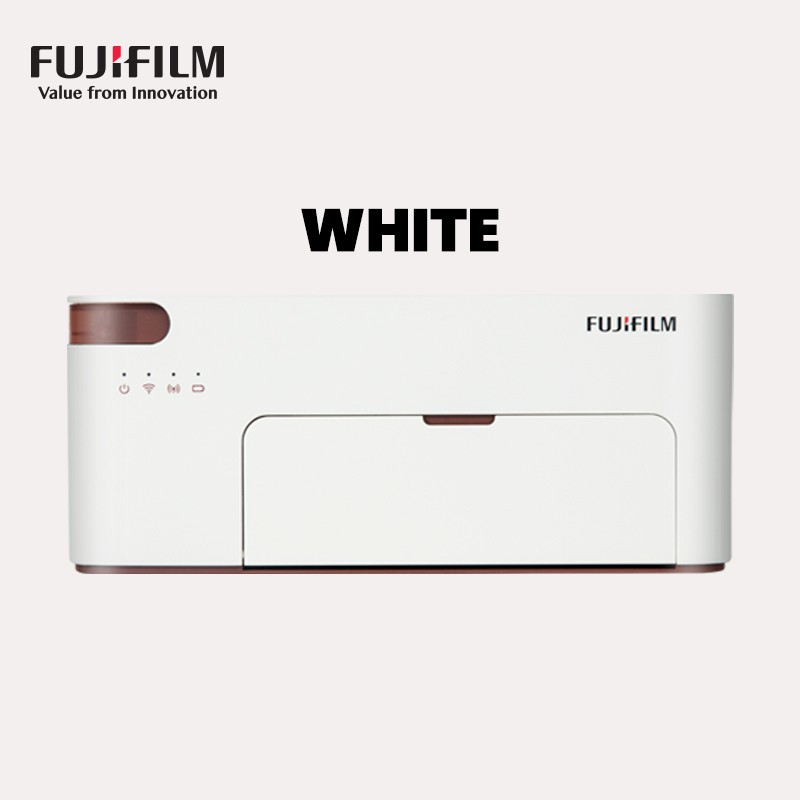 FUJIFILM Princiao SMART II Printer-WHITE“”FREE 1 BOX@40pcs glassy photo paper””